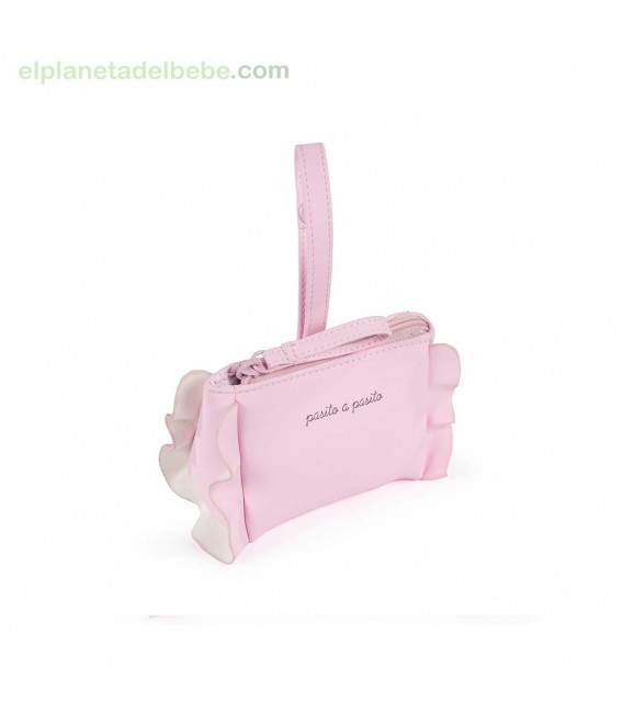 FUNDA CHUPETE NIDO VOLANTE ROSA
