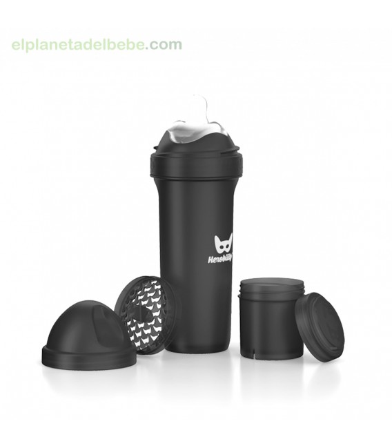 BIBERON HEROBILITY 340 ML. NEGRO