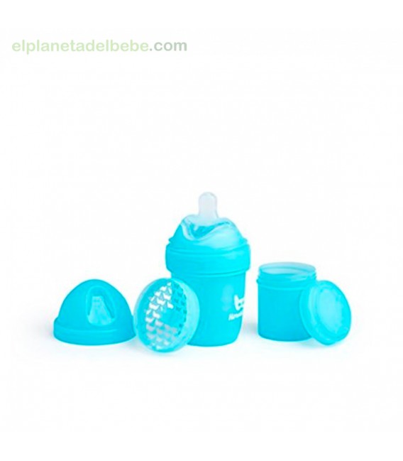 BIBERÓN HEROBILITY 140 ML. AZUL