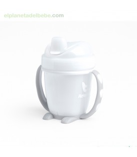 TAZA ANTIGOTEO CON ASAS HEROBILITY 140 ML BLANCO