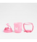 TAZA ANTIGOTEO CON ASAS HEROBILITY 140 ML ROSA