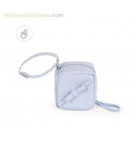 FUNDA CHUPETE NIDO AZUL