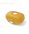 CAJA MERIENDA MONBENTO GRAM INFANTIL MOSTAZA