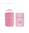 SILKY FOOD THERMOS ROSE MINILAND