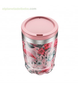 VASO INOX FLAMINGO CON TAPA 340 ML CHILLY
