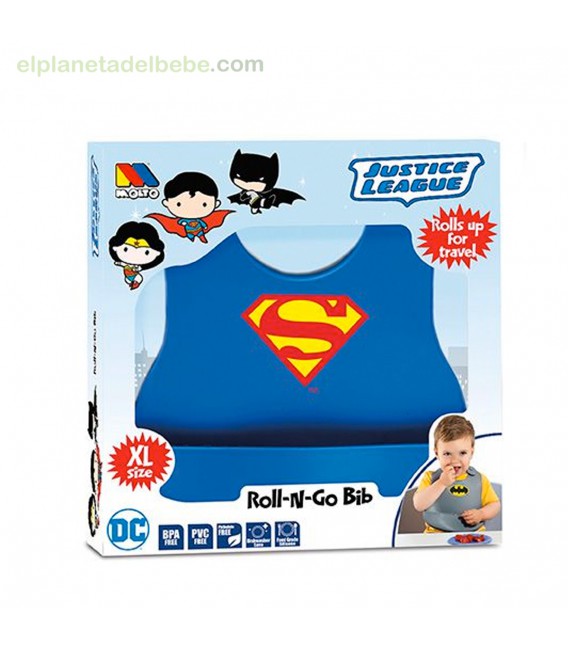 BABERO SILICONA SUPERMAN MOLTO