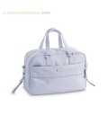 BOLSO ECOPIEL + CAMBIADOR 291 ROMBOS AZUL PIRULOS