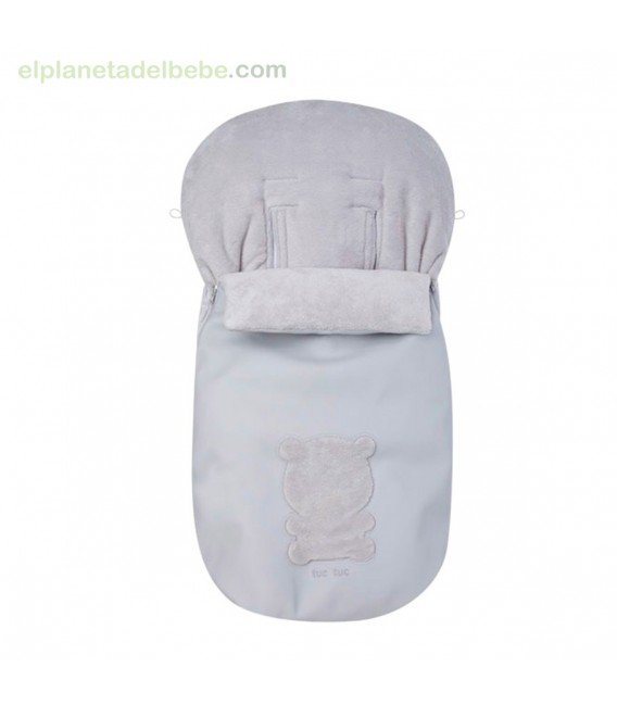 SACO INVIERNO POLIPIEL LOVE GRIS TUC TUC