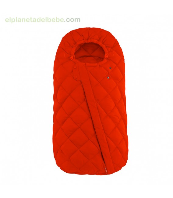 SACO SILLA UNIVERSAL SNOGGA AUTUMN GOLD/ROJO FUEGO CYBEX
