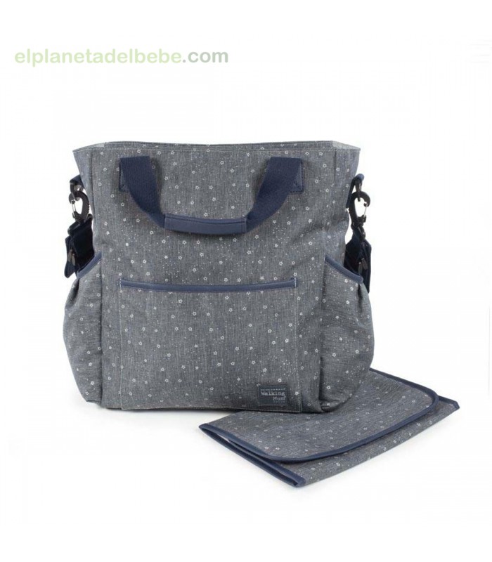 WALKING MUM BOLSO CAMBIADOR PANALERA CARRITO BEBE GRAN CAPACIDAD