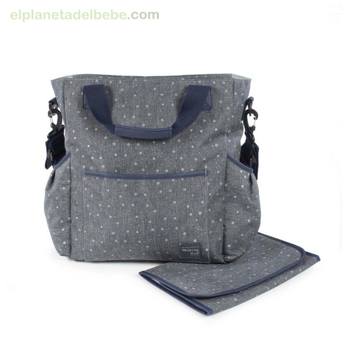 BOLSA CANASTILLA DREAMER AZUL WALKING MUM