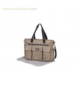 BOLSO GEMELAR + CAMBIADOR DENIM LINO PIRULOS