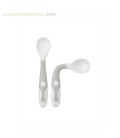 CUCHARAS EDUCATIVAS MOLDEABLES ROSA 2UDS SARO