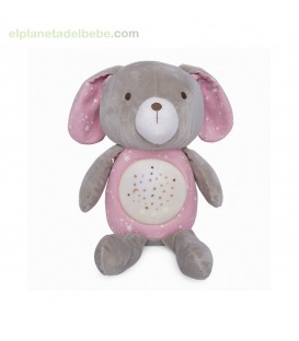 PELUCHE CON PROYECTOR WEEKEND CONSTELLATION ROSA TUC TUC