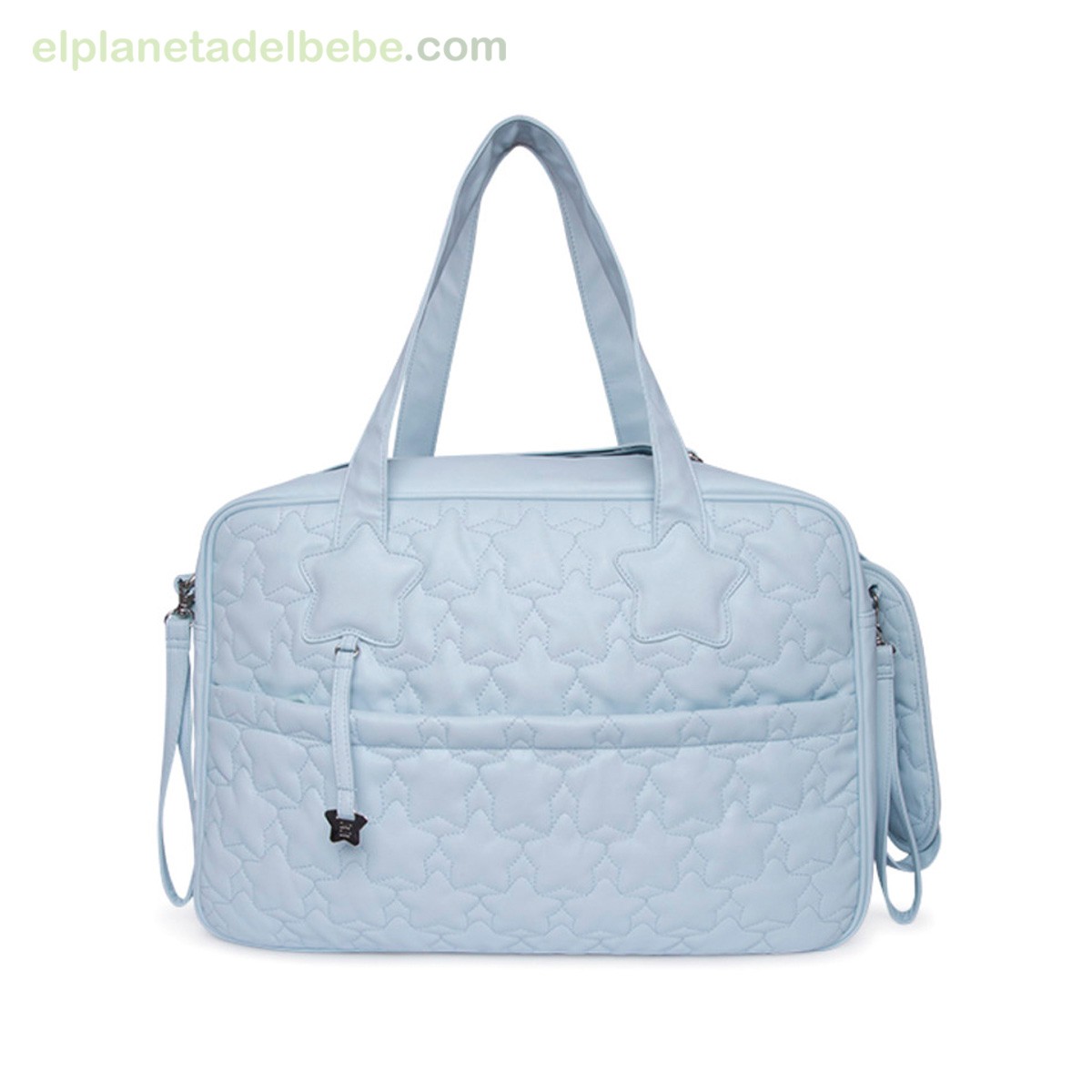BOLSA MATERNIDAD + CAMBIADOR LOVE AZUL TUC TUC
