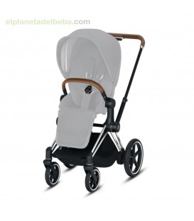 E-PRIAM CHASIS CROMADO / BROWN 2021 CYBEX