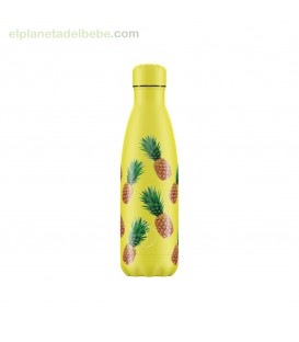 BOTELLA INOX FRUTAL PIÑAS 500ML CHILLY