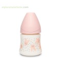 BIBERON VIDRIO 120ML HYGGE RABBIT ROSA SUAVINEX