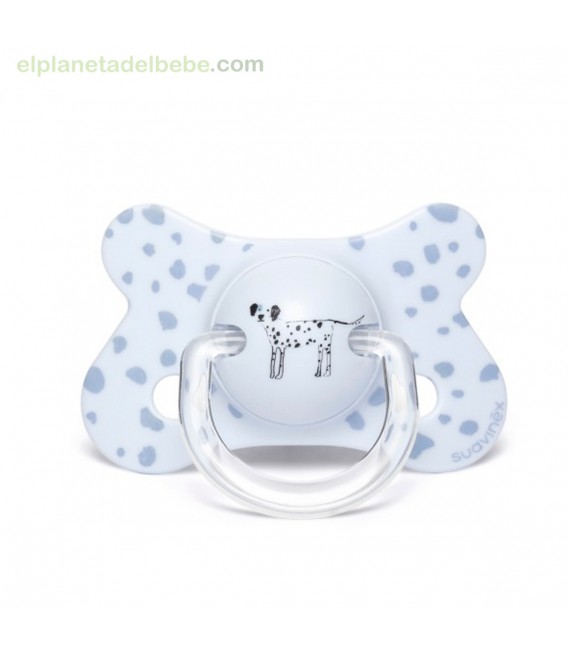 CHUPETE 4/18 MESES DALMATA AZUL SUAVINEX