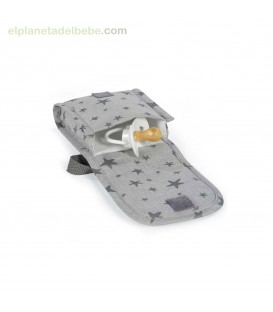 FUNDA CHUPETE INSPIRATION GRIS WALKING MUM