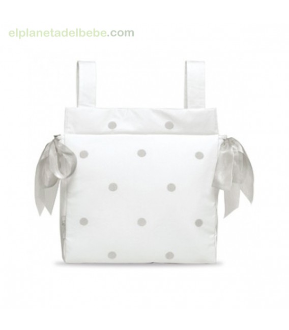 TALEGA ECOPIEL Y CAMBIADOR ROMANTIC GRIS BIMBI