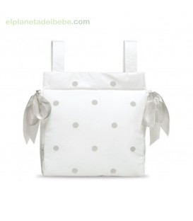 TALEGA ECOPIEL Y CAMBIADOR ROMANTIC GRIS BIMBI