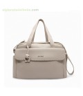 BOLSA MATERNIDAD + CAMBIADOR LOVE GRIS TUC TUC