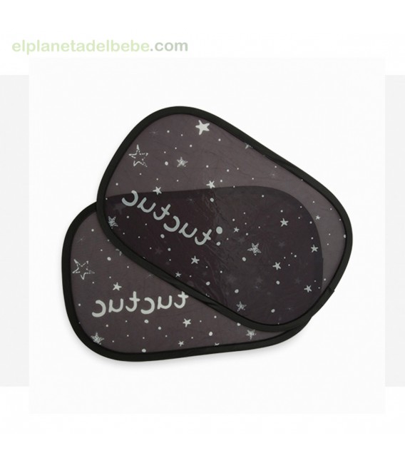 2 CORTINAS PARASOL AUTOADHESIVAS MOON&STARS TUC TUC