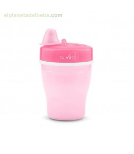 VASO DOBLE PARED CON BOQUILLA RIGIDA 200ML NUVITA