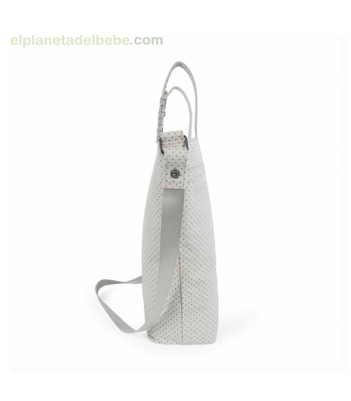 bolso panera chloe gris pasito a pasito