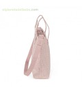 BOLSA PANERA FLOWER MELLOW ROSA PASITO A PASITO