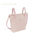 BOLSA PANERA FLOWER MELLOW ROSA PASITO A PASITO