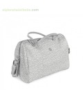 BOLSA CANASTILLA FLOWER MELLOW GRIS PASITO A PASITO