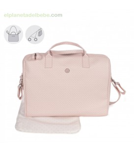BOLSA CANASTILLA LITTLE STARS ROSA PASITO A PASITO