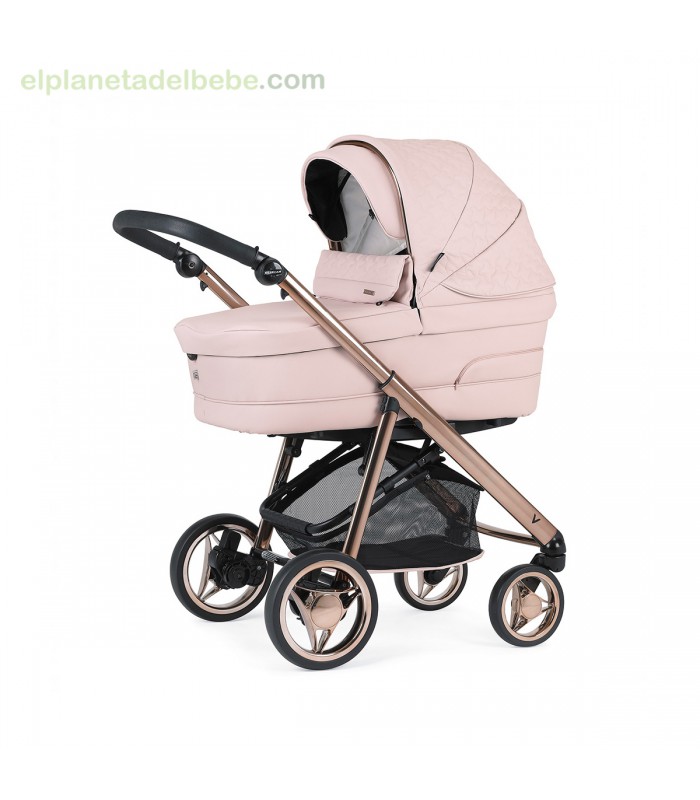 Cochecito Bebecar Pack V 2020 KP057 Chasis Fumé Rosa Negro Cochecito Bebecar Pack V 2020 KP057 Chasis Fumé Rosa Negro