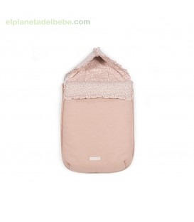 SACO CUCO 3 EN 1 FLOWER MELLOW ROSA TRICOT PASITO A PASITO