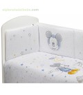 SET 2 PIEZAS NORDICO DESENFUNDABLE Y PROTECTOR MICKEY INTERBABY