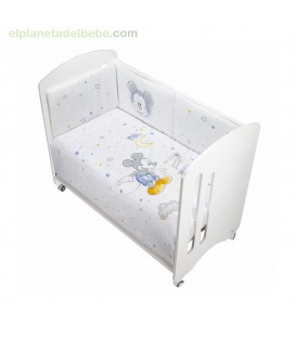 SET 2 PIEZAS NORDICO DESENFUNDABLE Y PROTECTOR MICKEY INTERBABY