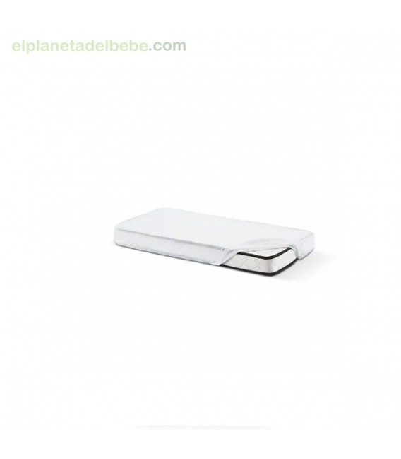 FUNDA COMPLETA COLCHON CUNA 60X120 BLANCO PIRULOS