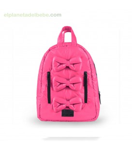 MOCHILA MINI BOWS HOT PINK 7AM