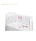 SET 2 PIEZAS NORDICO DESENFUNDABLE Y PROTECTOR MINNIE INTERBABY