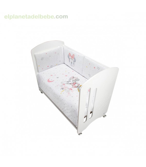 SET 2 PIEZAS NORDICO DESENFUNDABLE Y PROTECTOR MINNIE INTERBABY