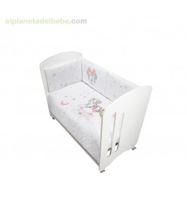 SET 2 PIEZAS NORDICO DESENFUNDABLE Y PROTECTOR MINNIE INTERBABY