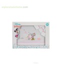 TRIPTICO CUNA 60X120 ALGODON MINNIE INTERBABY