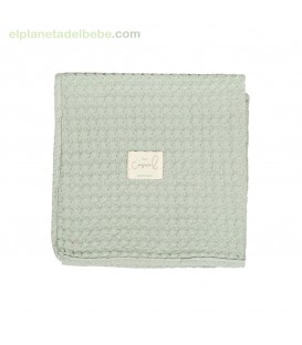 MANTA CROCHET 95X75 ALMENDRA BIMBI