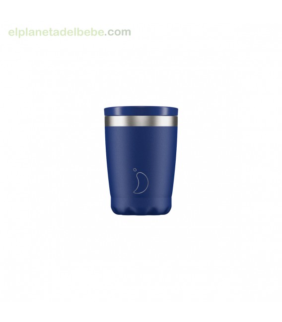 VASO ACERO INOX AZUL MATE 340ML CHILLY