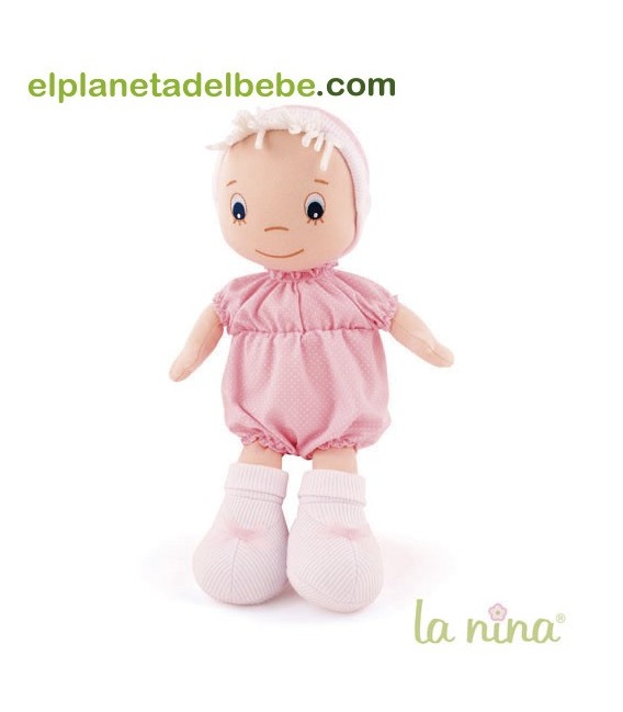 Muñeca bebé rosa La Nina