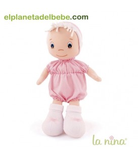 MUÑECA BEBE NIÑA ROSA LA NINA