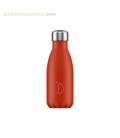 BOTELLA INOX ROJO NEON 260ML CHILLY
