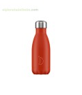 BOTELLA INOX ROJO NEON 260ML CHILLY